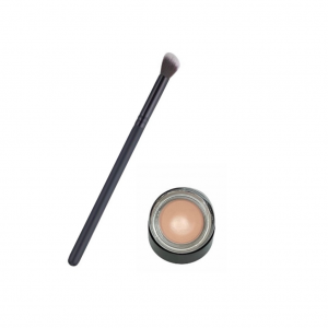 Cream Eyeshadow with Taper Angled Eyeshadow Brush Set